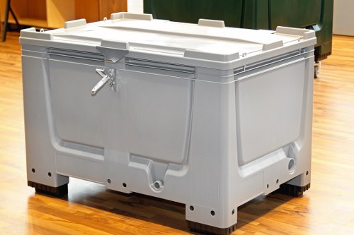 Man and van parked at the curb ready for a collection